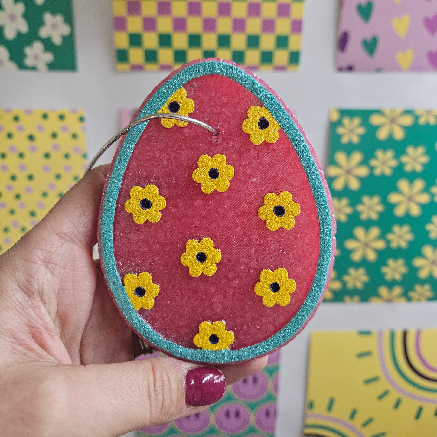 Floral Easter Egg