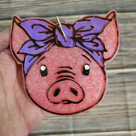 Pig with Bow